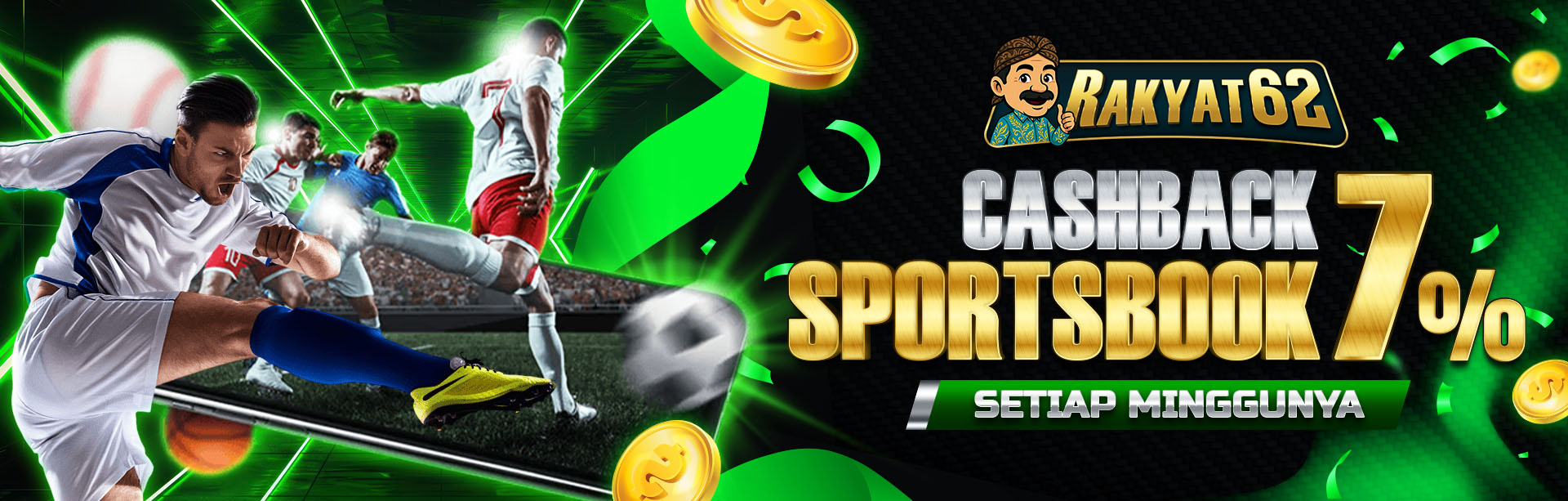 Bonus Cashback Sportsbook RAKYAT62